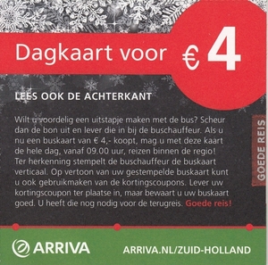 Dagkaart € 4.00