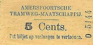 0.05 cent Amersfoort