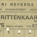 Henri Nefkens 4 Rittenkaart ƒ 1.75