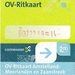 OV ritkaart € 2.00