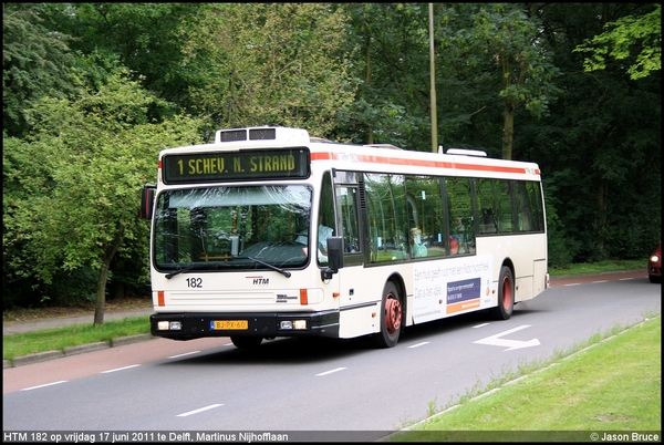 HTM 182 - Delft, Martinus Nijhofflaan