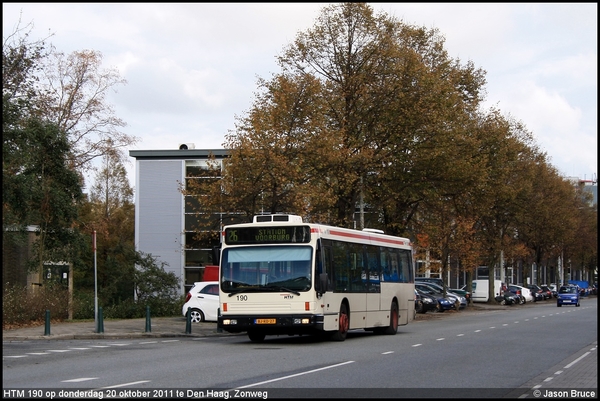 HTM 190 - Den Haag, Zonweg