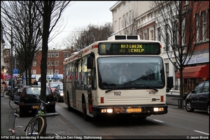 HTM 192 - Den Haag, Stationsweg