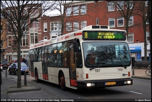 HTM 197 - Den Haag, Stationsweg