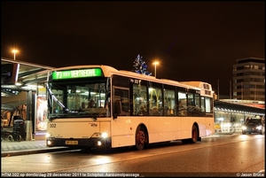 HTM 302 - Schiphol, Aankomstpassage 29-12-2011