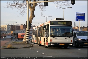 HTM 923 - Den Haag, Calandstraat