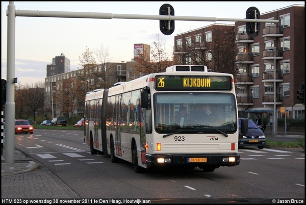 HTM 923 - Den Haag, Houtwijklaan