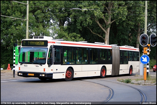 HTM 923 - Den Haag, Margaretha van Hennebergweg