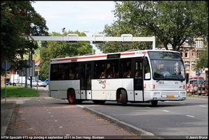 HTM Specials 673 - Den Haag, Boslaan