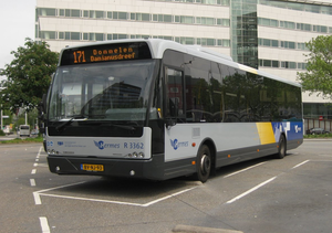 Hermes Ambassador 3362 wachtend op de buffer in Eindhoven, 21-05-