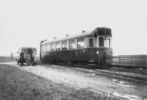 RTM M315 en een bellebus Halte Cillaarshoek Hoekscheweg 24-12-194