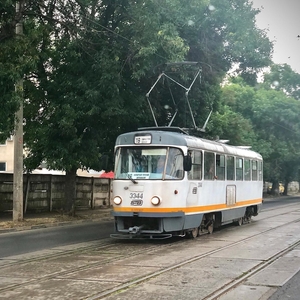 Een andere Roemeense stad met trams Tatra is ook de metropool van