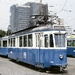 VBZ 1390 met bijwagen nr. 714 in Depot Kalkbreite. 1989