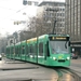 BVB Be6-8 316 rijdt vanaf de Aeschengraben de Centralbahnplatz op