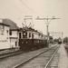 1959. De Blauwe Tram, halte Van der Laan vleesfabriek.