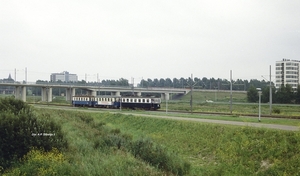 Nederland, Amsterdam, 30. augustus 1987 Wiener Lokalbahn tramstel