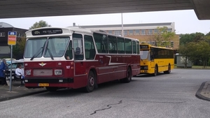 Klaar voor vertrek bij Spijkenisse Metro naar Ouddorp.