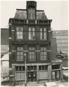 1966 - Gedempte gracht 44, hotel Het Hof van Holland.