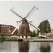 Den Haag. Trekvliet met Laakmolen en daarachter de Laakweg-Laakka