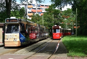 10 augustus 2021 lijn 2B en 6B aan Leidschendam Noord.