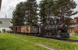 JŽ 97-028. Sloveens spoorwegmuseum Ljubljana 28-8-2021