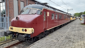PTT mP3031 in het Spoorweg Museum te Utrecht. 16. augustus 2021.