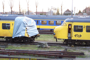 Rechts de Bk van de 531, links de ABk van de 826, Arnhem-Berg, 9 