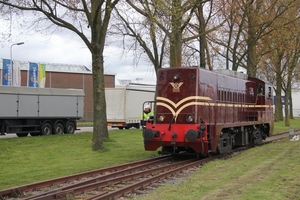 Utrecht Lage Weide waar de 2225 aan het omlopen is. 27-04-2016