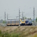 25-9-2021.  SNG's 3009 (geel) en de 2764 passeren elkaar nabij st