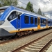 De SNG's 2740 en 2314 tijdens het stationnement te Putten. Ze rij