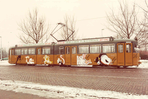 623 (serie 601-635) DE DIERGAARDE-TRAM 125 JAAR DIERGAARDE IN ROT