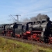 Lok 58 1111 en 44 2546 met volle bietentrein op de lijn van Nörd