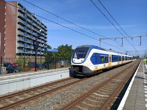 Vanwege enkelspoor rijden tussen Haarlem en Santpoort Noord is de