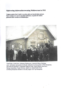 1911 Groep (Hindelooper) werklui te Molkwerum