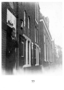 1938 Burgemeester Stallinga bij (her) opening Irene