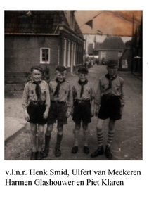 1955 (?) Henk Smid, Ulfert van Meekeren, Harmen Glashouwer, P