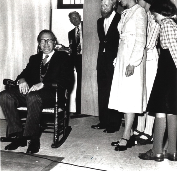 1978 Instalatie burgemeester vd Zwaag