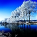 reflectie-natuur-rivier-winter-achtergrond