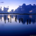 reflectie-oceaan-natuur-blauwe-achtergrond