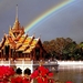 landschappen-natuur-regenboog-tempel-achtergrond