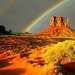 monument-valley-regenboog-arizona-zomer-achtergrond