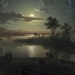 abraham_pether_-_evening_scene_with_full_moon_and_persons__1801_