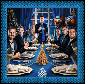 club Brugge met de spelers