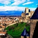 cite-van-carcassonne-kasteel-frankrijk-achtergrond