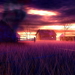 digitale-kunst-paarse-boerderij-wolken-achtergrond