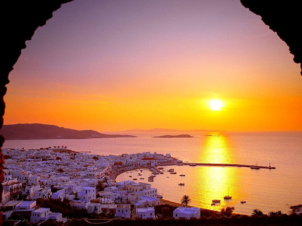 griekenland-horizon-zonsondergang-zee-achtergrond