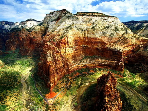 zion-national-park-canyon-utah-verenigde-staten-van-amerika-achte