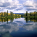 reflectie-natuur-canada-meer-achtergrond