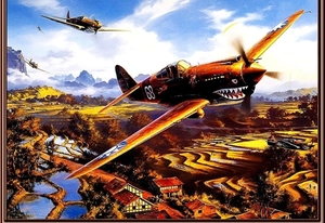 vliegtuigen-luchtvaart-geschilderde-militaire-achtergrond