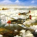 vliegtuigen-luchtvaart-geschilderde-vlucht-achtergrond